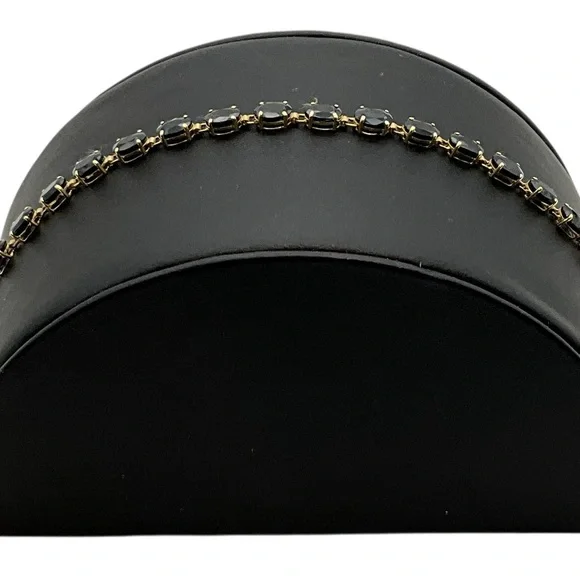 Ross-Simons Gold Bracelet with Black Accents